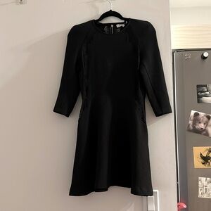 Sandro Black Dress with Lace Detailing
Size 1